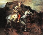 REMBRANDT Harmenszoon van Rijn The Polish Rider painting